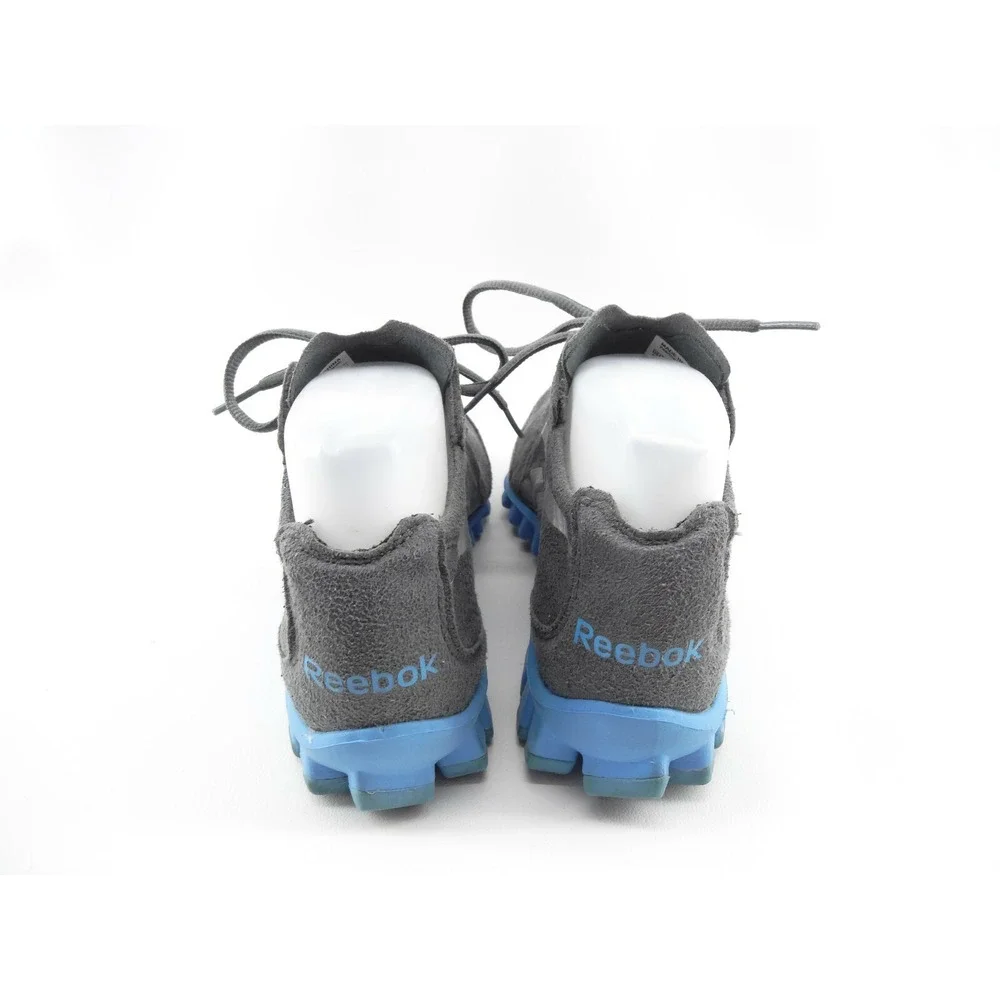 Reebok Real Flex Gray Blue Running Athletic Shoes Sneakers Women's Sz‎ 5